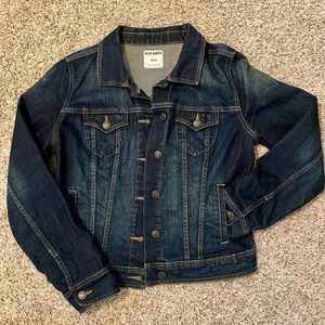 Womens Dark Wash Denim Jacket